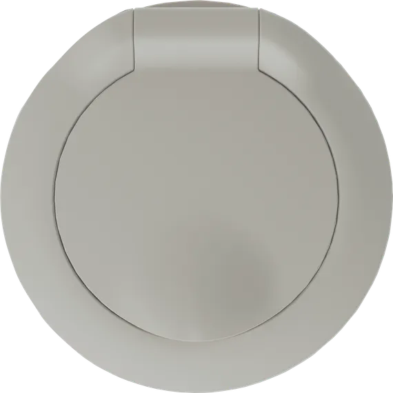 Donel D16 матовый кашемир Накладка для розетки Schuko с заземлением, с крышкой, 16A 250 В~