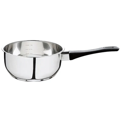 Ковш Mestolo-16 из нерж стали с бакел ручкой, зерк полировка, объем 1,4 л, диа 16 см, капс