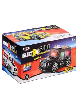 Игрушка Машина Полиция, цвет черный (12025-6)