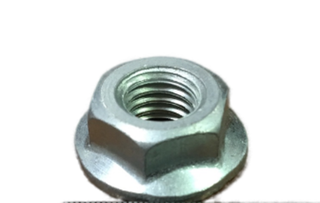Гайка  8х1.0 с зубчатым буртиком  (уп25/50шт)