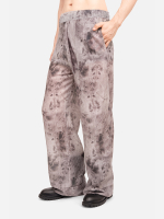 Брюки "Тенета" в пижамном стиле. Серые