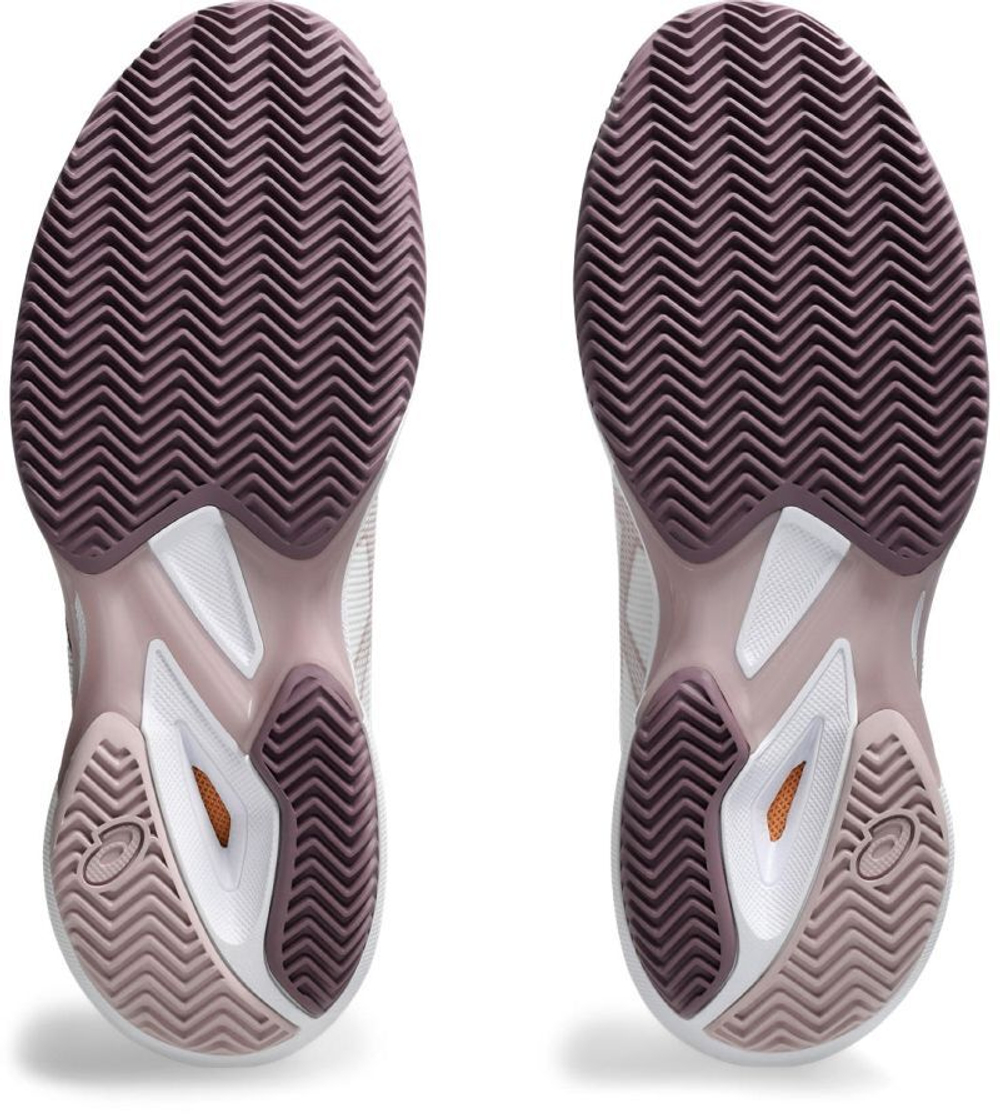 Женские Кроссовки теннисные Asics Solution Speed FF 3 Clay - white/dusty mauve