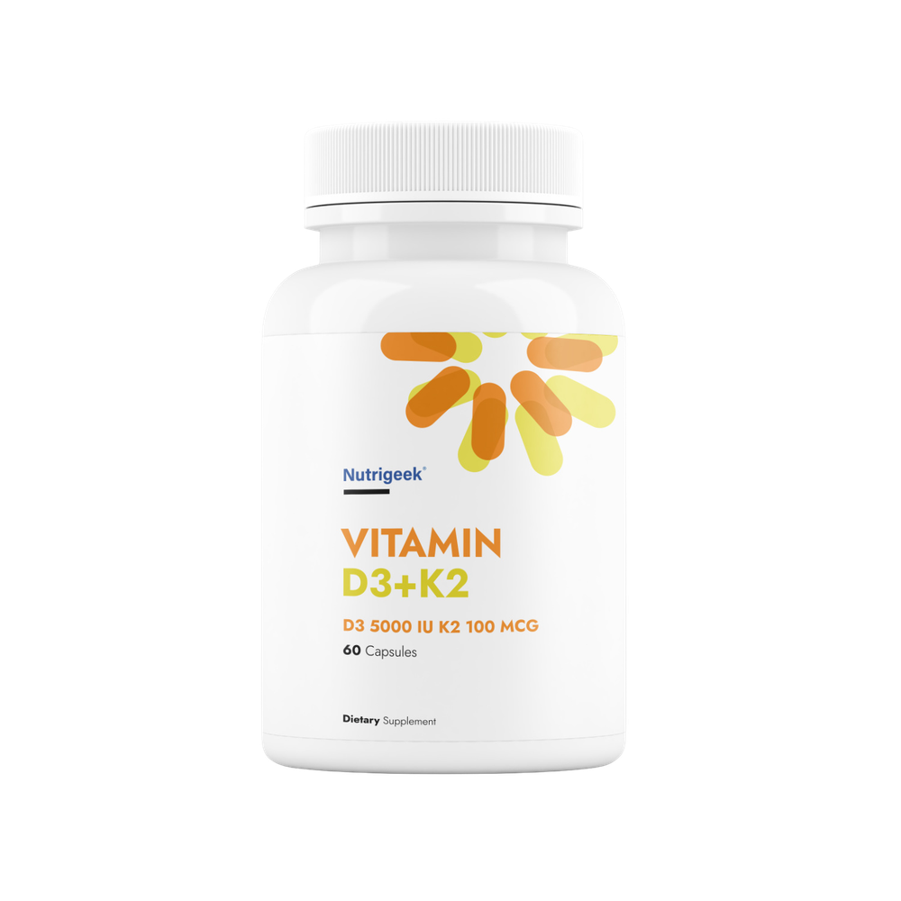 Vitamin D3 + K2 60 капсул Nutrigeek