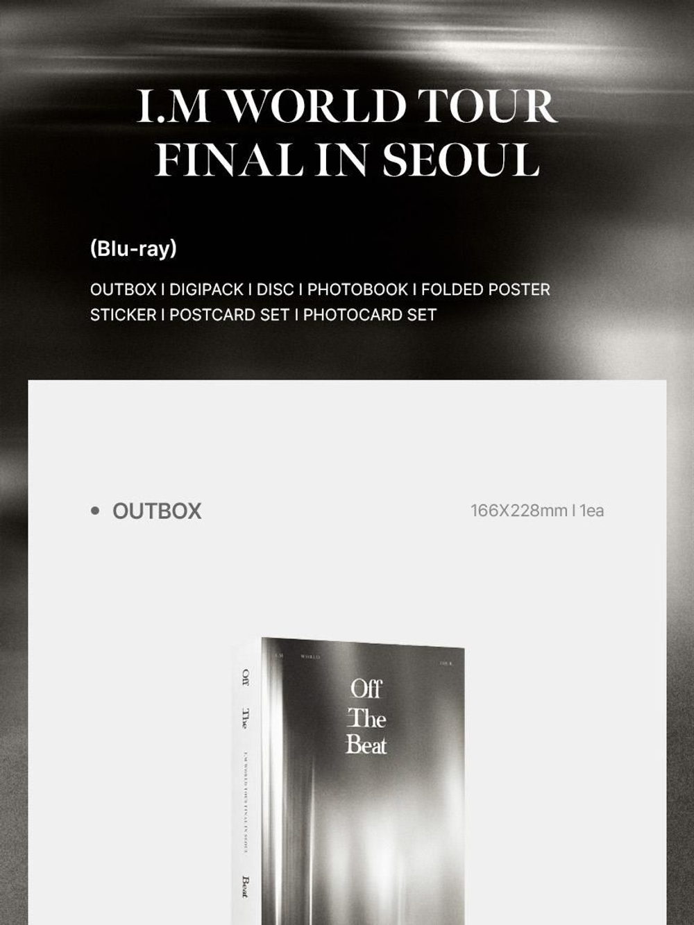 видео I.M - OFF THE BEAT WORLD TOUR FINAL IN SEOUL BLU-RAY Version
