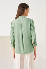 22854 Блузка женская (мятный)