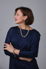 Серьги с плоским темно-серым жемчугом, оттенки золото и графит, замок левербек