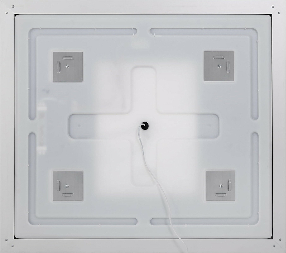 Зеркало BelBagno Kraft 98.5 SPC-KRAFT-985-685-TCH-WARM с подсветкой с подогревом Сатин с сенсорным выключателем