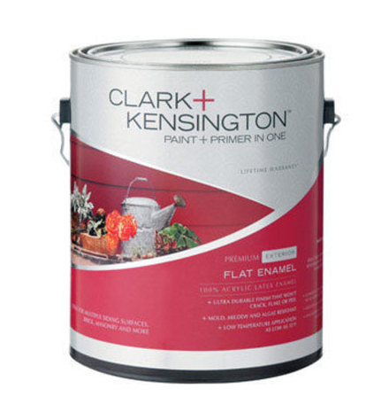 Краска Ace Clark Kensington Paint Primer in one flat Premium Exterior (HI-Midtone base,gal (US) 3,78 л.)