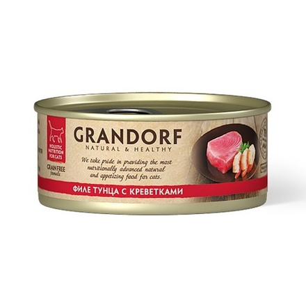GRANDORF  Филе тунца с креветками 70 гр