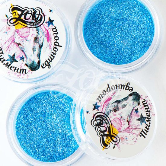 Zoo 1293 Пигмент радужный "Единорог" 0,2 г голубой
