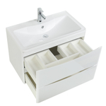 Мебель для ванной комнаты подвесная BelBagno ACQUA-900-2C-SO-BL 90см Bianco Lucido