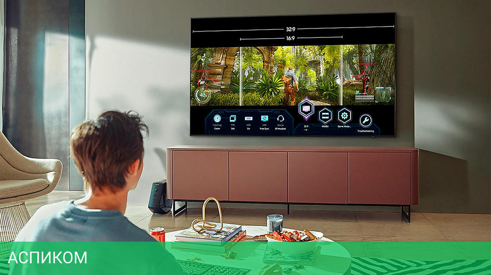 Телевизор QLED Samsung 50" QE50Q80AAUXRU