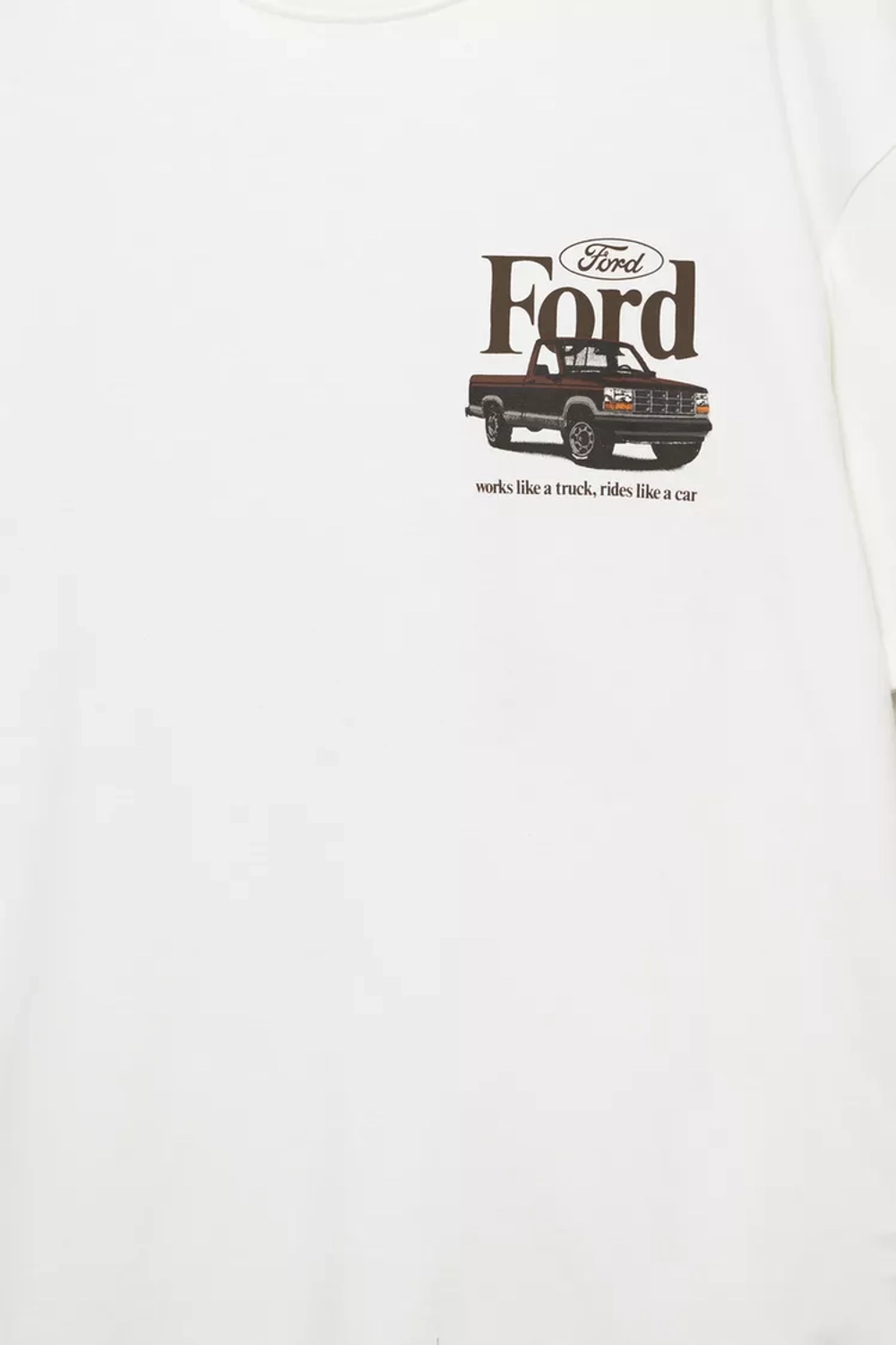 PULL&BEAR Футболка Ford, белый