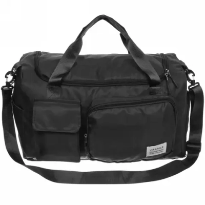 Сумка спортивная «City-sport», водонепроницаемый отдел + 2 кармана + отдел под обувь, цвет черный, 49*21*29см