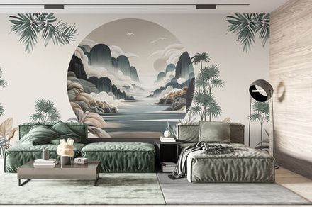 Шовная фреска MOD-86, 2,7 м (Ширина 4 м)