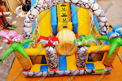 Коммерческий надувной батут "Солнечный остров" 7.5*5*5 м