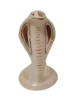 Фарфоровая статуэтка "Кобра", СССР, ПФЗ, 1970 - 1991 гг.