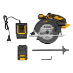 Пила циркулярная аккумуляторная CCSH-20-165, 165 мм, Li-Ion, 20 В// Denzel