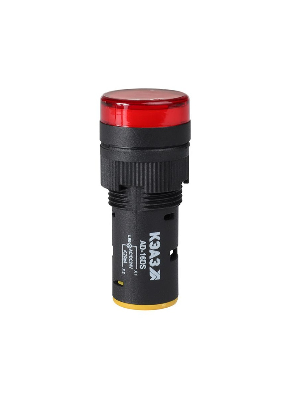 Лампа AD16DS(LED) матрица D16мм красн. 24В AC/DC КЭАЗ 357840