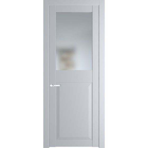 Межкомнатная дверь эмаль Profil Doors 1.6.2PD лайт грей остеклённая