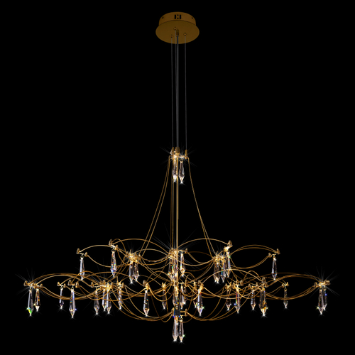 Подвесная светодиодная люстра Loft It Mira 10590/1000 Gold Asfour