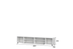 Токио Гостиная вариант 3 Белый текстурный