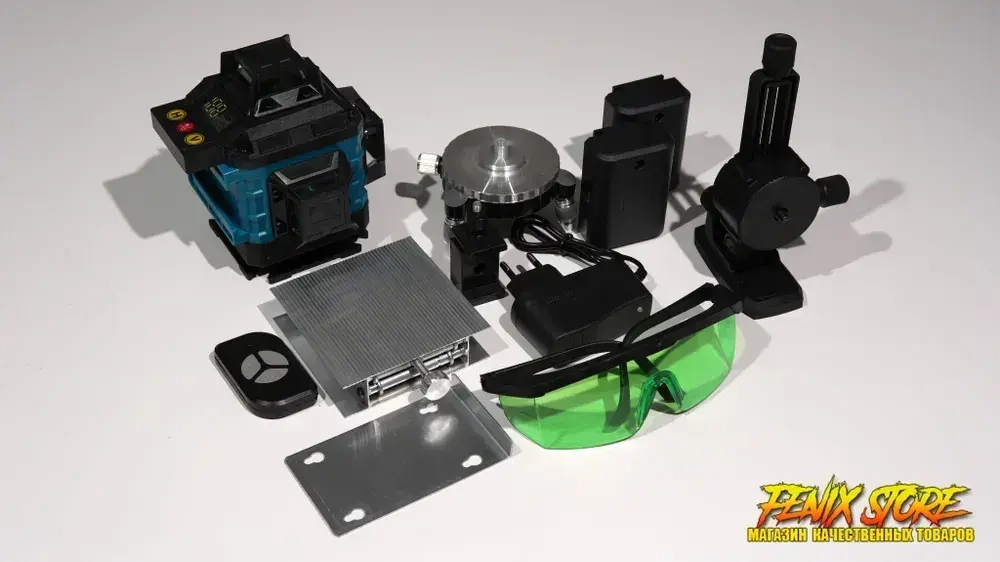 Профессиональный лазерный уровень 360 градусов 4D 16 линий