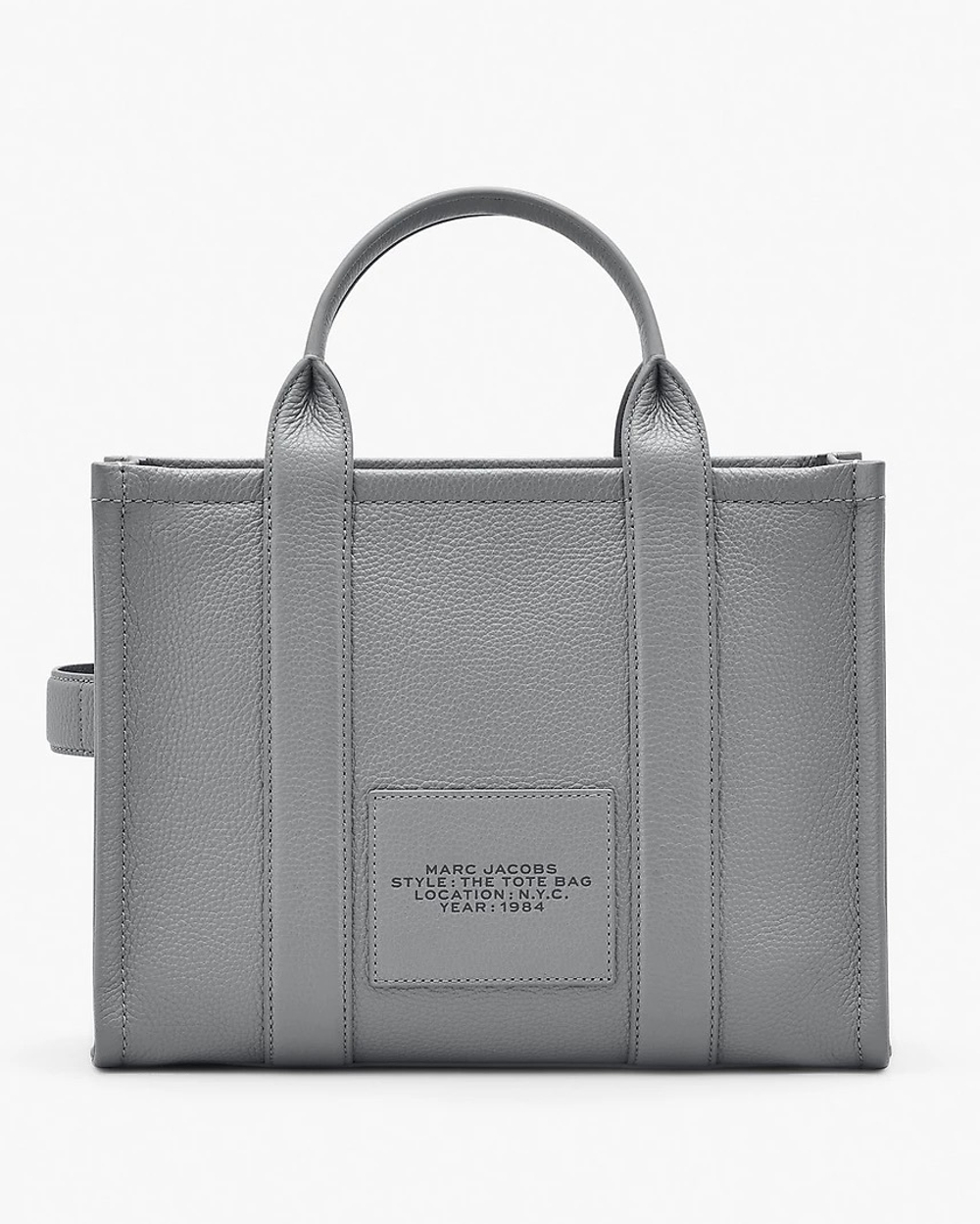 Сумка MARC JACOBS THE LEATHER MEDIUM TOTE BAG “Wolf Grey”
