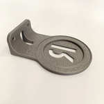 Настенный кронштейн-полка для Яндекс станции мини2 (Яндекс-Алиса), 3D печать, серая