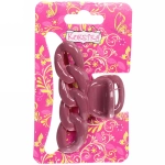 Заколка-краб для волос на блистере «Magic Gloss», кольца, микс 6 цветов, 6,5см