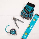 Ножницы по металлу "Piranha", 185 мм, прямой и левый рез, сталь СrM, двухкомпонентные рукоятки Gross