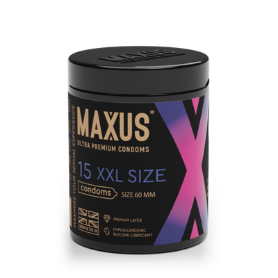 Презервативы MAXUS XXL гладкие №15 6205mx