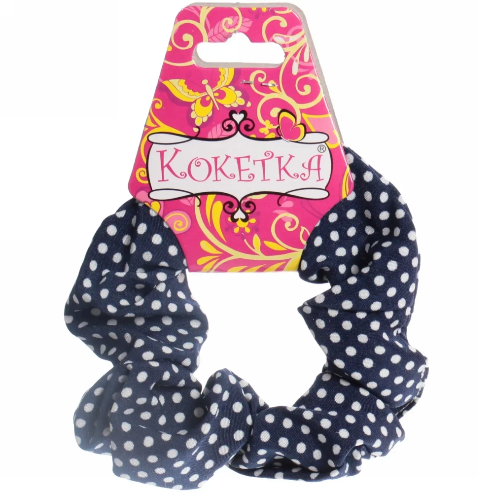 Резинка для волос «Collection School», принт горошек, микс 6 цветов, d-9см●