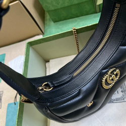 Gucci Marmont Half Moon Shaped Bag