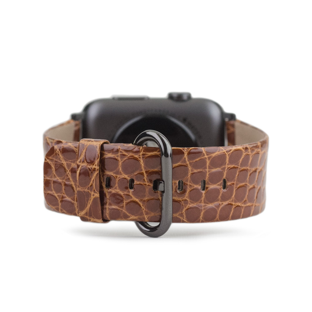 Ремешок кожаный для Apple Watch 42/44mm Classic коричневого цвета