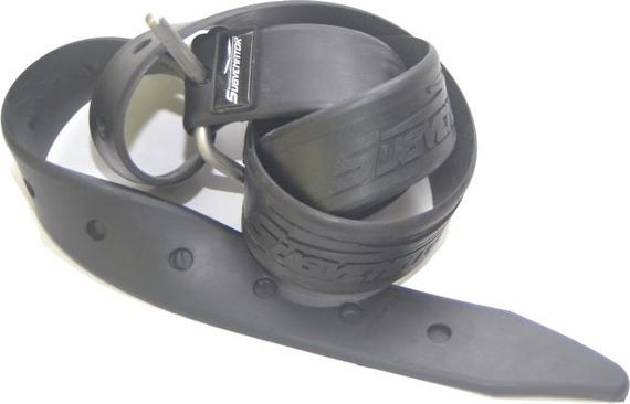 Пояс грузовой резиновый Subvenator Serpens с марсельской пряжкой черный