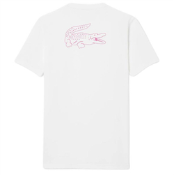 Теннисная футболка Lacoste Ultra Dry Sport - white