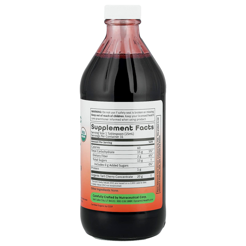 Dynamic Health, Once Daily Tart Cherry, Ultra 5X, вишня, 100% концентрированный сок, 473 мл (16 жидк. унций)