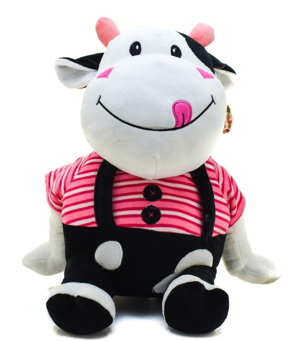 Мягкая игрушка Корова 38см (чр)