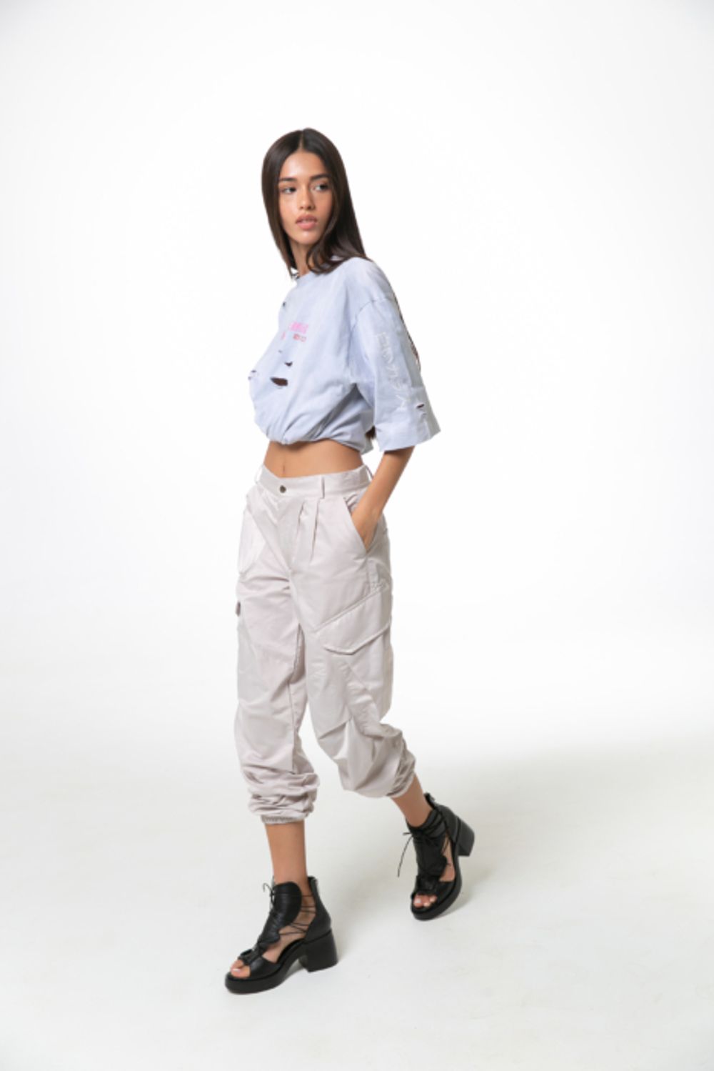 Футболка White Crow JDM серая