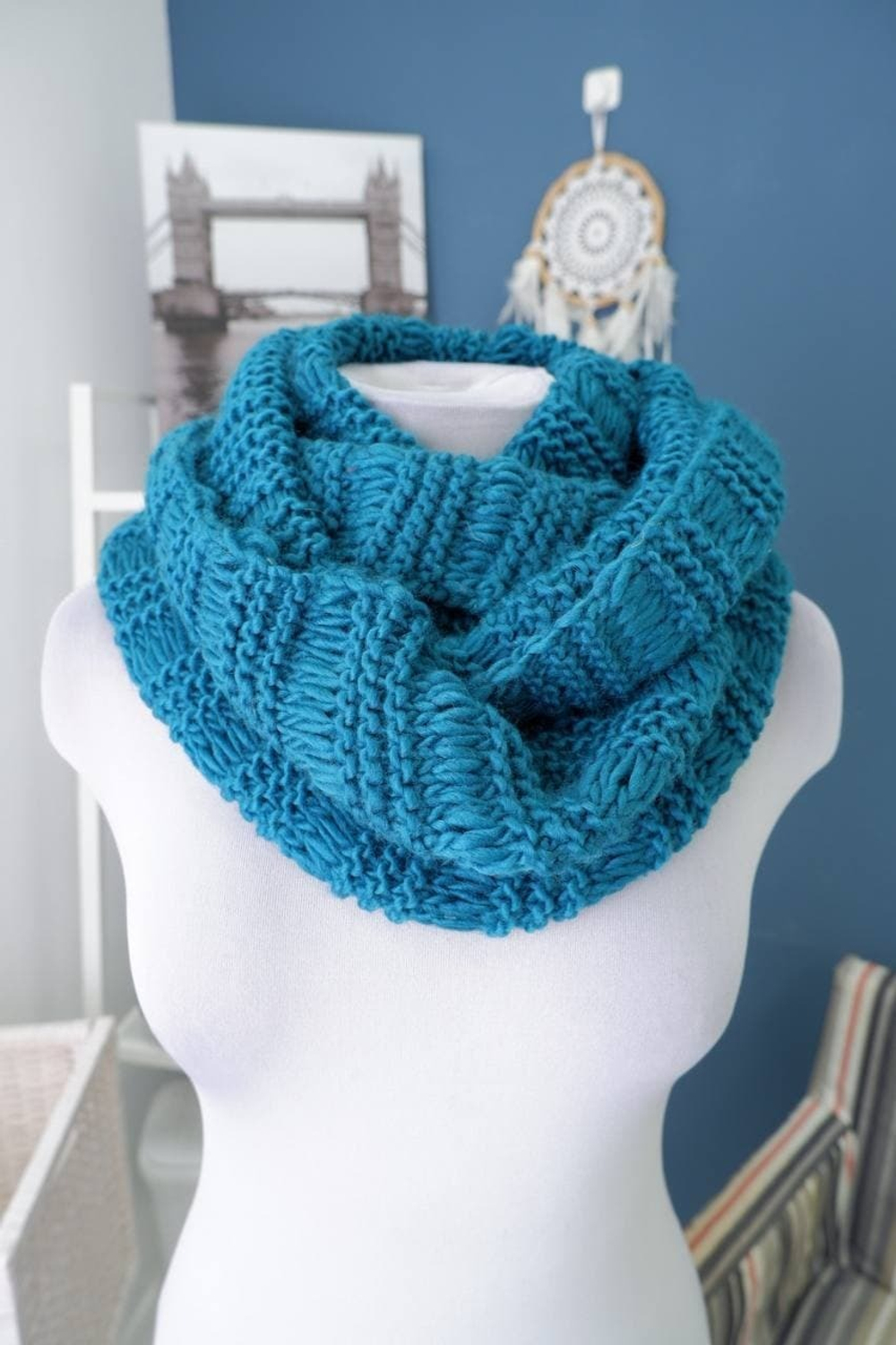 Снуд красивой вязки