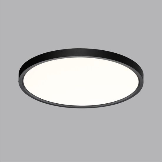 7660/32L MITRA LED SN 087 Светильник пластик/белый/черный LED 32Вт 3000/4000K D400 IP40 ALFA BLACK