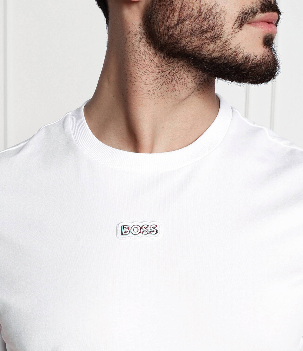футболка tee tape BOSS GREEN - белый(50472378)