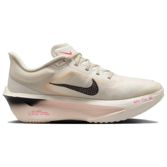 NIKE Zoom Fly 6 Бежевые кроссовки Низкие Бежевые/черные Женские