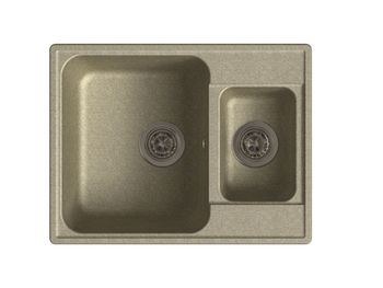 GranFest QUARZ (ECO-09) Мойка  1.5-чаш. 620*480  (песок) арт.GF-Z--