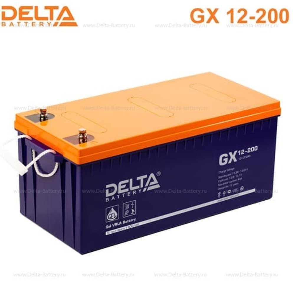 Аккумуляторная батарея Delta GX 12-200 (12V / 200Ah)