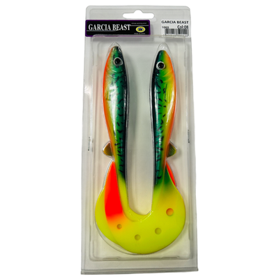 Силиконовая приманка GARCIA BEAST 19см COL08 №58