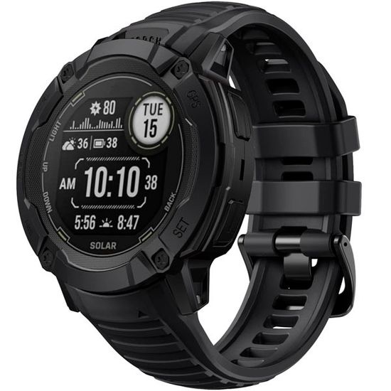 Ремешок 26 мм силиконовый для Garmin Instinct 2X Solar / Instinct  2X Solar Tactical оригинальное быстросъемное крепление Torch