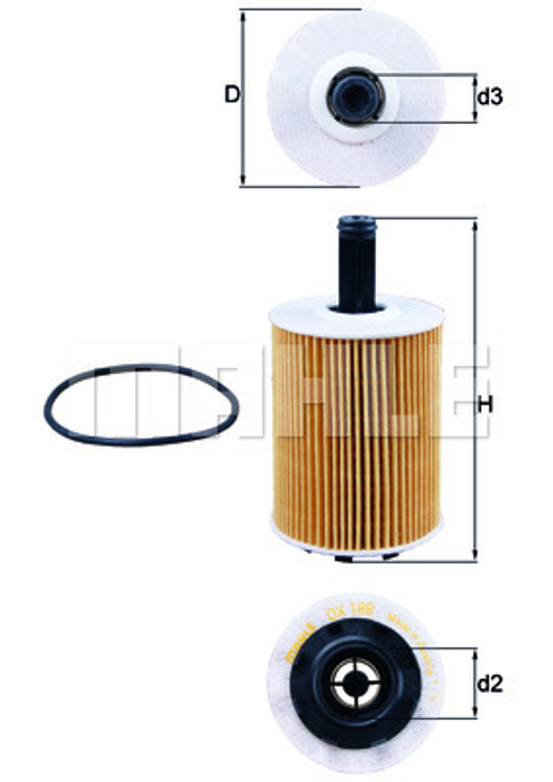 Фильтр масляный    KNECHT   OX188