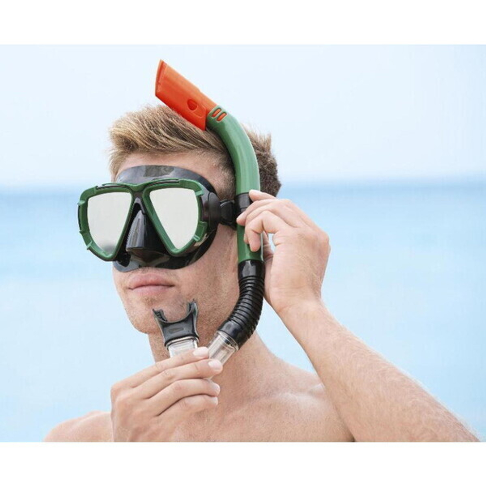 Набор для подводного плавания от 14 лет Dominator II: маска,трубка Bestway (24053)